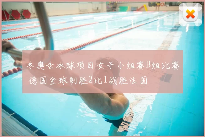 冬奥会冰球项目女子小组赛B组比赛 德国金球制胜2比1战胜法国