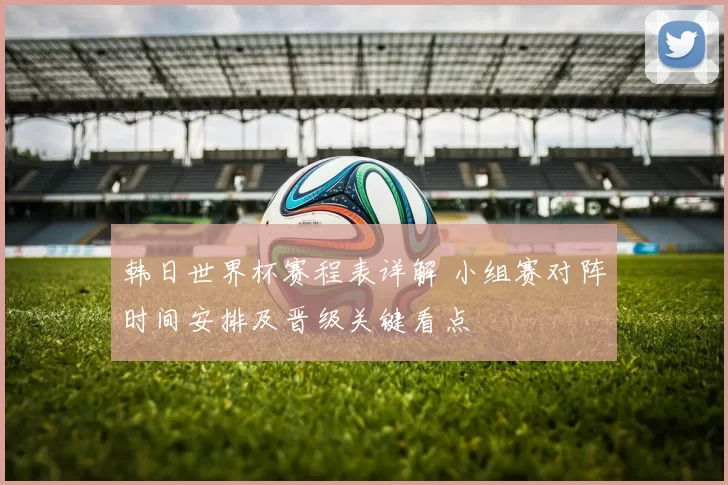 韩日世界杯赛程表详解 小组赛对阵时间安排及晋级关键看点